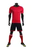 Andra sportvaror Anpassade män Footbalsoccer Jerseys Set Kit Childs Football Uniforms Vuxen Soccer Shirts Kläder Kid Sports Suit YL9205 231206