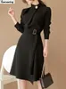 Urban Sexy Dresses Robe de soiree vintage elegante pour femmes vetements de bureau pour femmes vetements de travail decontractes 231206