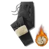 Pantaloni da uomo 2023 Uomini di Inverno Peluche di Spessore In Pile Pantaloni Della Tuta di Lana D'agnello Pantaloni Termici Casual Impermeabile Antivento Caldo Cotone 231205