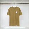 デザイナーのオリジナル刺繍TシャツメンズTシャツ高品質のコットン女性ファッショナブルな若者スポーツ短袖S-2XL