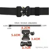 Belts Men Belt Outdoor Hunting Tactical Belt Multi-Function Buckle Nylon Belt High Quality Marine Corps Canvas Belt Plastic buckle R231206