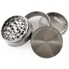 CHROMIUM CRUSHER Metal Zinc Alloy Grinders Herb Grinder 4 Layer Parts Grinder 40MM 50MM 55MM 63MM OD Tobacco Grinders 6 Colors ZZ