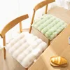 Cushion/Decorative Square Chair Soft Faux Fur Pad Seat Cushion For Dining Patio Home Office Indoor Outdoor Garden Sofa Buttocks Cushion With Strap