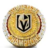 Met zijstenen 2022 2023 Golden Knights Stanley Cup Team Champions Championship Ring Houten Display Box Souvenir Mannen Fan Gift Drop Dhcrb