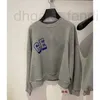 Con cappuccio femminile di felpe con felpa con cappuccio marchio blu ce con cappuccio stampato con cappuccio stampato per donne nuove pentover rotonde casual top casual