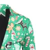 Męskie garnitury Blazers 3D Kurtka Bożego Narodzenia Mężczyźni Floral Print Malut Maszyna mody Party Płaszcz Casual Slim Fit Blazer Buttons 231206