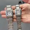 Högkvalitativ klocka Mens och kvinnors klockor 904 Rostfritt stål Swiss Craft Fired Steel Watch Hands Waterproof Sapphire Glass