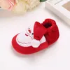 Boots Christmas Warm Baby Toddler First Walkers Winter Baby Boys Girls Shoes 0-18 Months Xmas Cosplay Cute Cartoon Baby Soft Shoes 231206