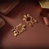 Designer retro anéis moda brincos das mulheres dos homens sier ornamentos festa de casamento presentes senhoras brinco jóias orelha studs