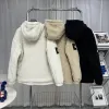 Vintermen Mens Womens Hoodies Fleece Jacket Casual Fleece Reversible Jacket Cold-Proof Thicked Warm Hooded Outwear Windproect Jackets CHG2312068-25 MEGOGH