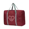 Duffel Väskor Travel Bag Unisex Foldbara handväskor Organiserare stor kapacitet Portabel bagage diamant bokstavs namn mönster Tillbehör
