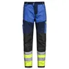 Mens Tracksuits High Visibility Workwear Suit Work Hi Vis Two Tone Jacket and Pants Set with Multi Pockets Workshop Clothes 231206