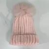 Cappello per bambini Cappello invernale per ragazza Ragazzo Berretto in lana Proteggi cappello a quattro colori Bambini nero bianco e rosso