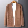 Men's Sweaters Selling Knitted Cardigan 2023 One Button Trend Young Fashion 231205