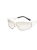Brillenketten Y2k Sunglasse Männer Übergroße Marke Designer Gradient Goggle Sonnenbrille Steampunk Shades Brillenspiegel 231205