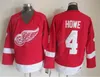 Detroit Red Wings Vintage-Version-Trikots 9 HOWE 19 YZERMAN 13 DATSYUK 24 CHELIOS 5 LIDSTROM CCM authentische Mode-Hockey-Trikots