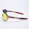 Sonnenbrille Speedrapcraft polarisierte Fahrradbrille Fahrrad REVO beschichtet TR90 Sportbrille/S2