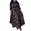 Robes de grande taille S3XL Fête africaine pour femmes Dashiki Ankara Robe de soirée élégante 2024 Printemps Mode 34 Manches Longues Robe Maxi 231206