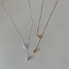 Подвески из 18-каратного золота, подлинное серебро 925 пробы, Lucky Round Ball Crystal Cz Lariat Y, ожерелье, ювелирные изделия C-B1164