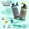 Vapsolo Original 15000 puffs engångsmaskspolar 15K 20K Puff Electronic Cigarette Vape Pen Pencheble Airflow Justerbar 15 smaker Shisha Bar