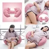 Maternity Pillows Mti-Function Women Slee Support Pillow Bamboo Fiber Cotton Side Sleepers Pregnancy Body For Mater Drop Delivery Baby Dhims