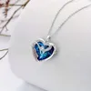 Élégant 1pc créatif maman je t'aime collier pendentif en forme de coeur, cadeau de fête de Noël, cadeau romantique surprise pour mère