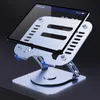 Tablet PC Stands Aluminium Alloy Laptop Stand 360 Rotertable Notebook Holder Liftable Compatible med konsoldator 231206