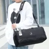 Marca esportiva alemã mens womens designer carta sacos de viagem de negócios ao ar livre fitness viagem saco de embarque sacos de bagagem de ombro único bolsas logotipo correto