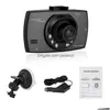 Digitalkameror G30 Car Camera 2.4 FL HD 1080p DVR Video Recorder Dash Cam 120 graders vidvinkelrörelsedetektering Nattvision G-SEN DHO3G