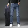 Frauen Jeans Retro Winter Fleece Slim Stretch Mode Warme Gerade Casual Plüsch Dicke Samt Männliche Marke Denim Hosen 231206