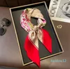 Silk Scarf Head Scarfs For Women Winter Luxurious Scarf High End Classic Letter Pattern SHACK SCARVES Mjuk beröring ovanför