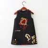 Girl's Dresses Girl's Dress Spring and Autumn European and American Style Embroidered Flower Vest Dress Preschool Baby Clothing 2312306