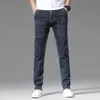 Kvinnors jeans män smala stretch mager multi pocket modedesigner denim byxor manliga märke kläder byxor streetwear 231206