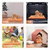 Dog Carrier Thickened Pet Moisture-proof Mat Portable Travel Oxford Cloth PU Outing Four-season Versatility 92X64CM Gift