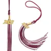 Cheap Price Color Customized Graduation Cap Tassel with Year Charm