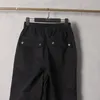 Pantalones originales de algodón rectos informales con cremallera para hombres, pantalones de trabajo de tela elástica, pantalones casuales