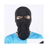 Casquettes de cyclisme Masques Sports de plein air Cou Masque Tactique Clavas Protection Ski Vélo Clava Moto CS Coupe-Vent Tête De Poussière Dr Dhhmm