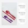 Chopsticks -försäljning av säker sked barns platina silikon 3 år gammal heminlärning bärbar