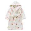 Handelsrockar barn Baby Robe Cartoon Hoodies Girl Boys Sleepwear Godkvalitet badhanddukar barn mjuk badrock pajamas barnkläder 1-7y 231204