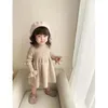 Mädchen Kleider Mädchen Winter Gestrickte Langarm Kleider Koreanische Baby Feste Warme Mode Lässig Prinzessin Flare Hülse Kleider Kinder Vestidos 231204