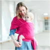 Carriers Slings Backpacks Wrap Baby Carrier - Original Stretchy Infant Sling Perfect For Newborn Babies And Children Up To 35 Lbs Drop Dhp8E