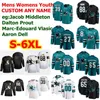 Tous les maillots de hockey S-6XL Star San Jose Sharks 4 Brenden Dillon 21 Brandon Davidson 19 Ozzy Wiesblatt 88 Brent Burns Logan Couture personnalisé