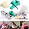 Kit de sapato de salto alto feminino 3d, molde de silicone para fondant, açúcar, chocolate, bolo, molde, natal, aniversário, festa de casamento, ca2659