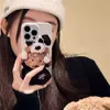 Custodie per cellulari Coreano Cute Bear Dog Coppia Custodia per telefono per iPhone 15 14 13 12 11 Pro Max Mini X XR 7 8 Plus SE 3 Cover morbida antiurto lucida J231206