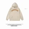 Mens Hoodies Sweatshirtler Erkekler İçin Büyük Boy Hoody Sweatshirt Cepleri ile Basit Mektup Tasarım Günlük Süet Kumaş Külot Bluz Unisex Hooded 231206