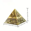 1pc Metal Creative Poscatena, in stile europeo Phramid Posshtray Pyramid egiziano, per Club Hotel KTV Home Creative Practical Decoration