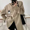 Damespakken Blazers Sungtin Mode Casual Blazer Jasje voor Dames Oversized Kantoor Dame Elegante Losse Jassen Koreaanse Applicaties Chique Kleding 231206