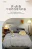 Bedding Sets Cut Flower Milk Fiber Four-Piece Set Winter Coral Fleece Flannel Bed Sheet Quilt Cover Double-Sided With Velvet Thermal