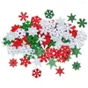 Bow Ties Flows Snowflakes DIY Craft Decoration en bois Artisanat Fournitures de Noël Ornements