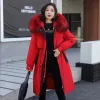 Nuovi parka lunghi con cappotto invernale da donna femminile con cappuccio giacca con tasche in cotone spesso piumino taglie forti XXXL